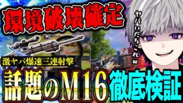 【環境破壊】チーター撃ち復活でぶっ壊れたM16がヤバすぎて鬼無双できます。【荒野行動】